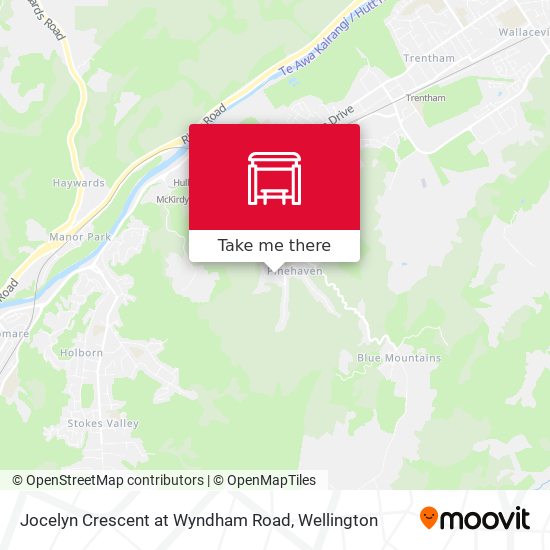 Jocelyn Crescent at Wyndham Road map