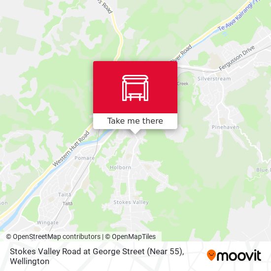 Stokes Valley Road at George Street (Near 55) map