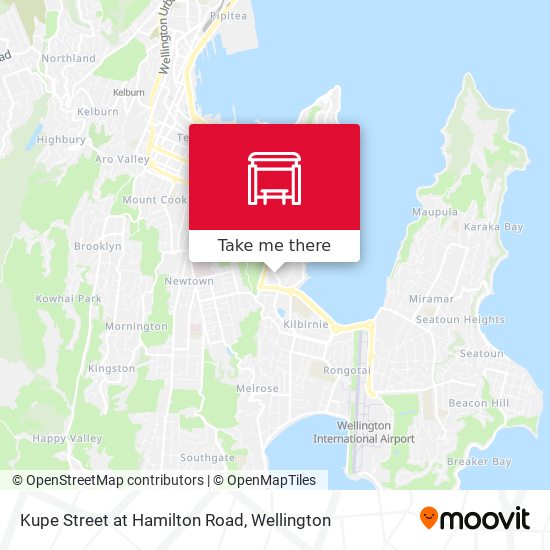 Kupe Street at Hamilton Road地图