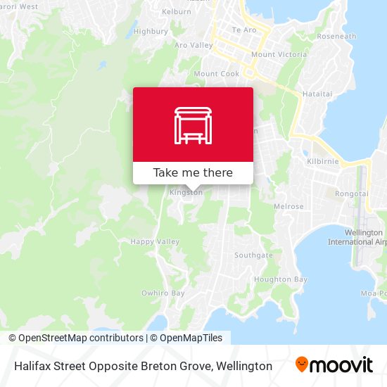 Halifax Street Opposite Breton Grove map