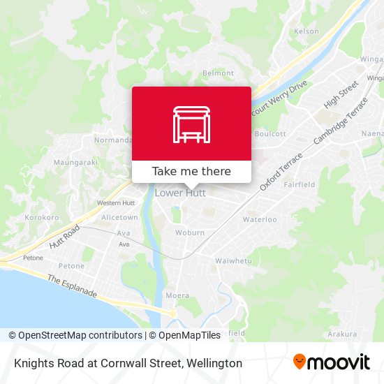 Knights Road at Cornwall Street map