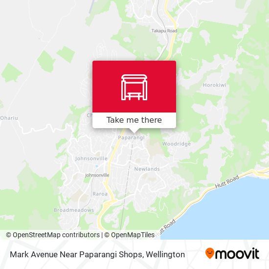 Mark Avenue Near Paparangi Shops map