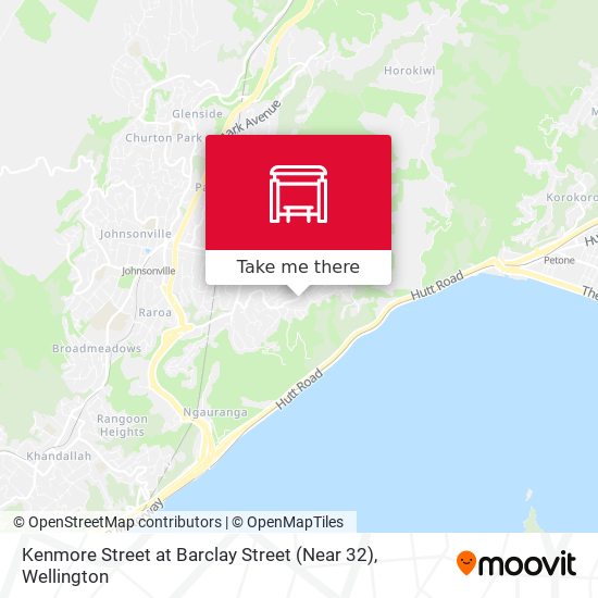 Kenmore Street at Barclay Street (Near 32) map