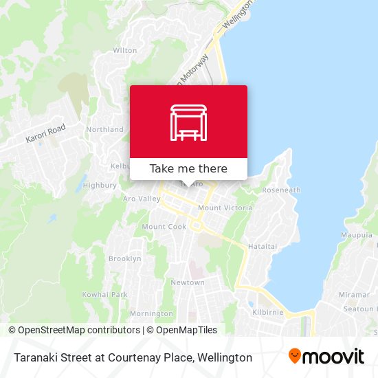 Taranaki Street at Courtenay Place map