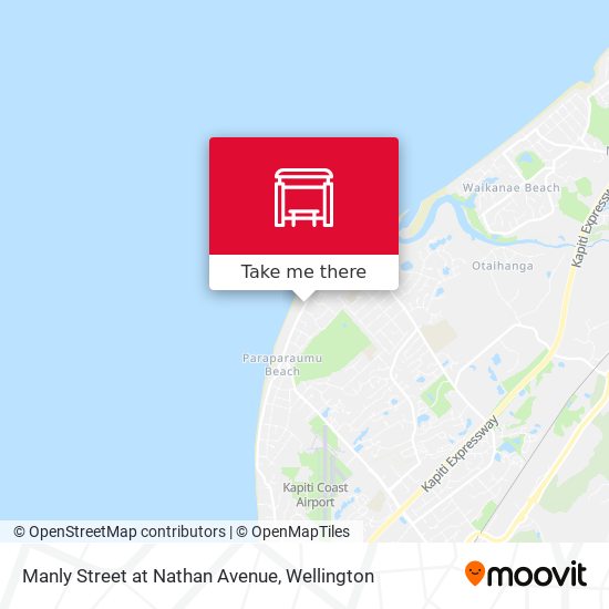 Manly Street at Nathan Avenue map