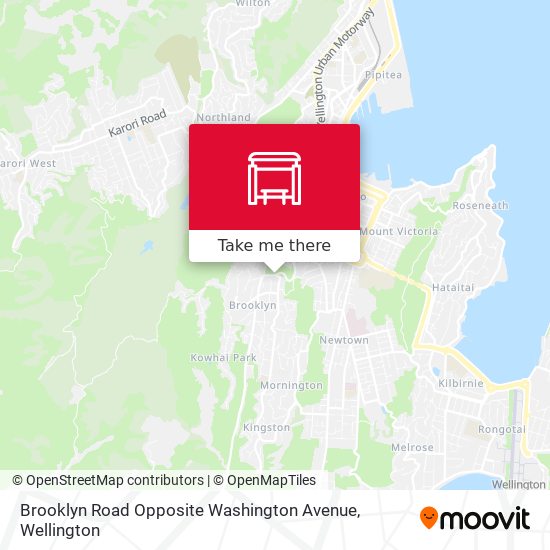 Brooklyn Road Opposite Washington Avenue map