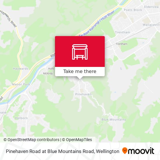 Pinehaven Road at Blue Mountains Road地图