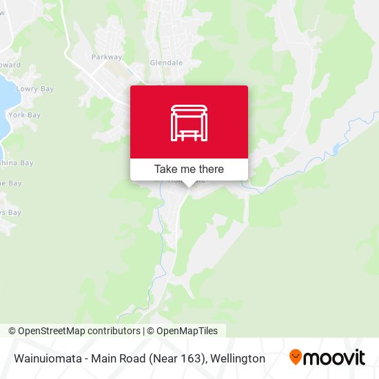 Wainuiomata - Main Road (Near 163) map