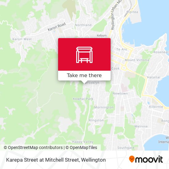 Karepa Street at Mitchell Street map