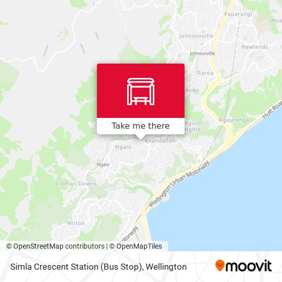 Simla Crescent Station (Bus Stop) map