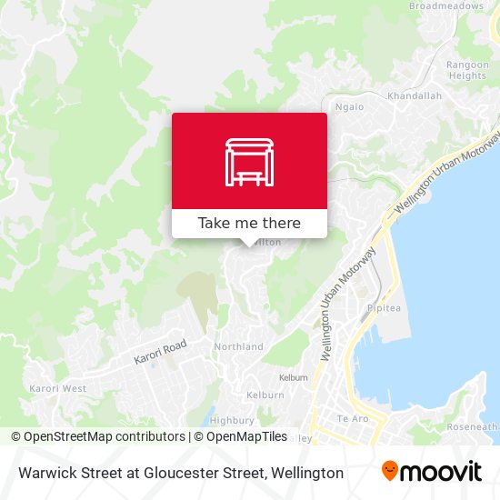 Warwick Street at Gloucester Street地图