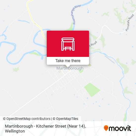 Martinborough - Kitchener Street (Near 14) map