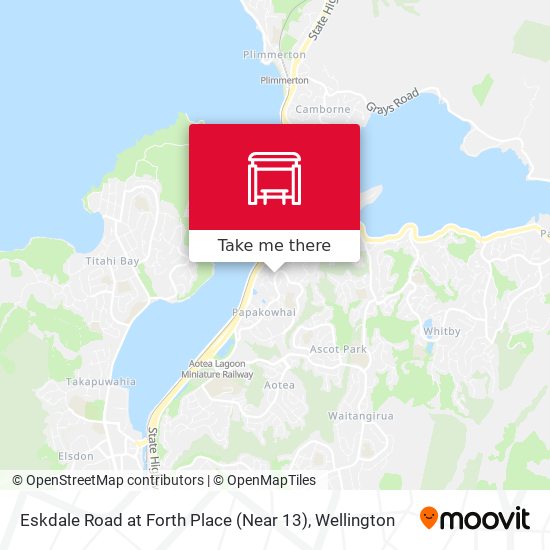 Eskdale Road at Forth Place (Near 13) map