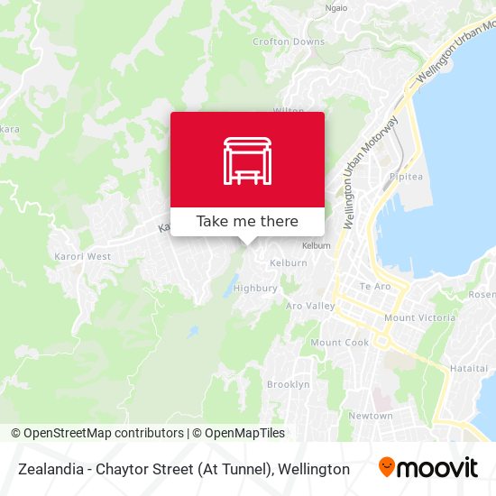 Zealandia - Chaytor Street (At Tunnel) map