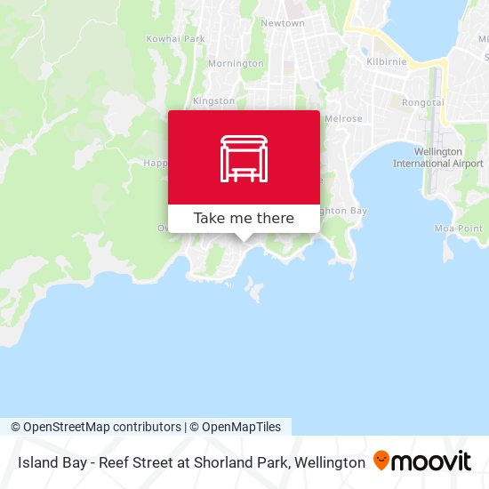 Island Bay - Reef Street at Shorland Park map