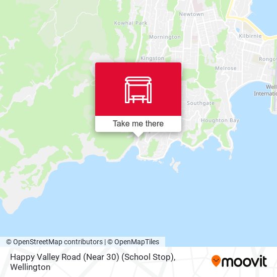 Happy Valley Road (Near 30) (School Stop) map
