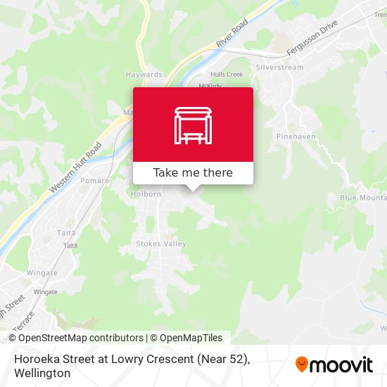 Horoeka Street at Lowry Crescent (Near 52) map