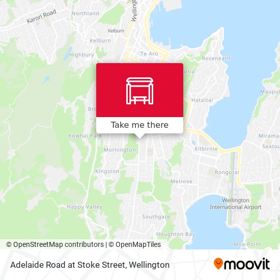 Adelaide Road at Stoke Street map