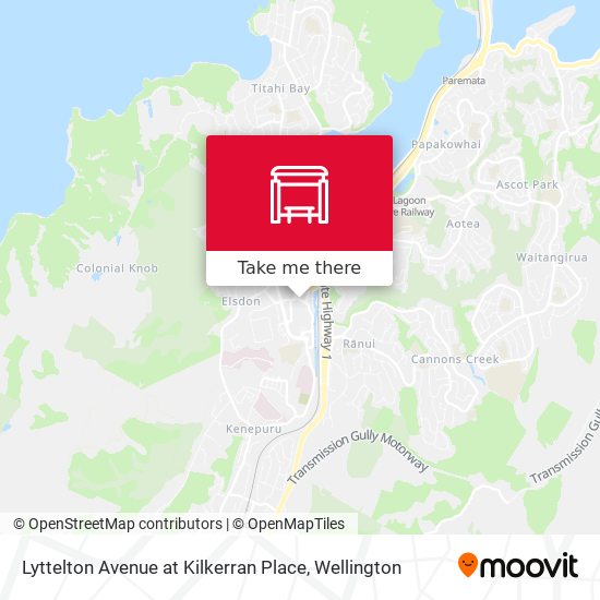 Lyttelton Avenue at Kilkerran Place地图