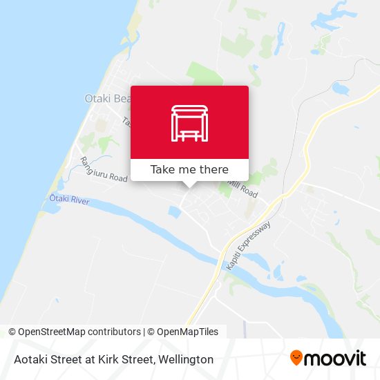 Aotaki Street at Kirk Street map