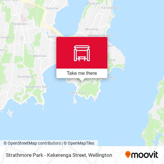 Strathmore Park - Kekerenga Street map