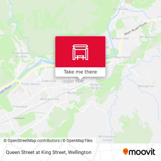 Queen Street at King Street map