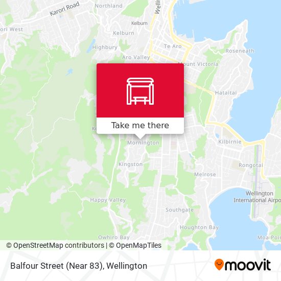Balfour Street (Near 83) map