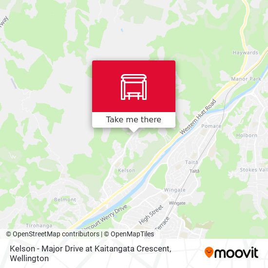 Kelson - Major Drive at Kaitangata Crescent map