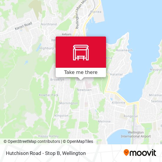 Hutchison Road - Stop B map