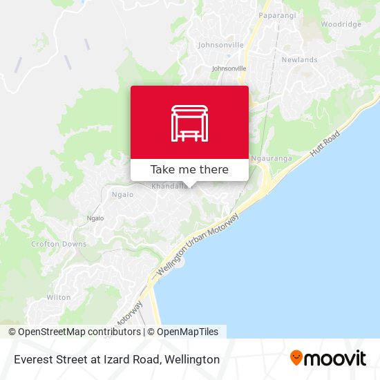 Everest Street at Izard Road map