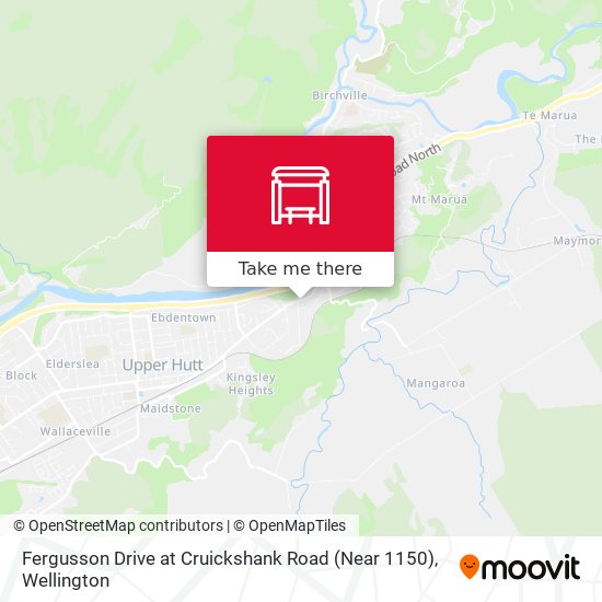 Fergusson Drive at Cruickshank Road (Near 1150) map