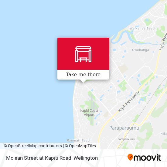 Mclean Street at Kapiti Road map