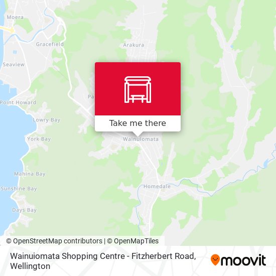 Wainuiomata Shopping Centre - Fitzherbert Road map