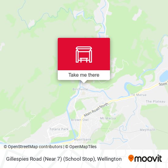 Gillespies Road (Near 7) (School Stop) map