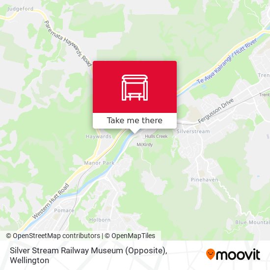 Silver Stream Railway Museum (Opposite) map