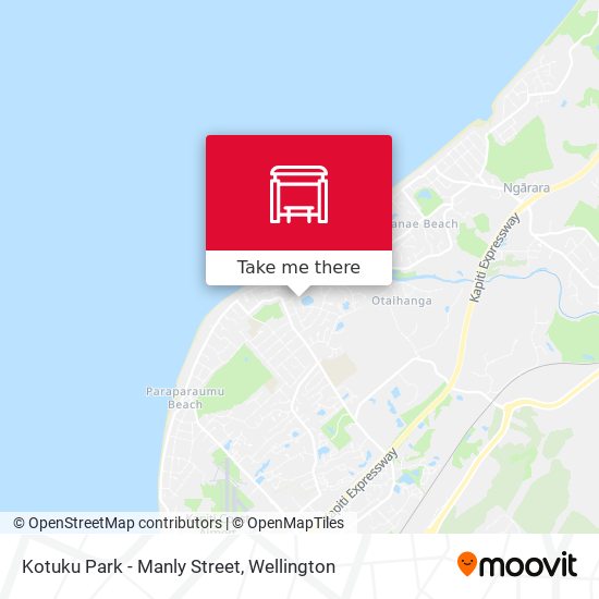Kotuku Park - Manly Street map