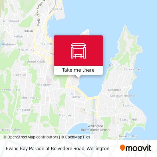 Evans Bay Parade at Belvedere Road map