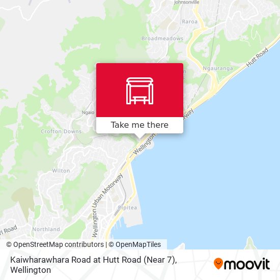 Kaiwharawhara Road at Hutt Road (Near 7)地图