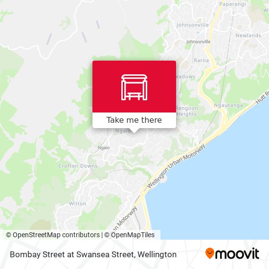 Bombay Street at Swansea Street map