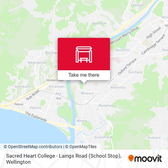 Sacred Heart College - Laings Road (School Stop)地图