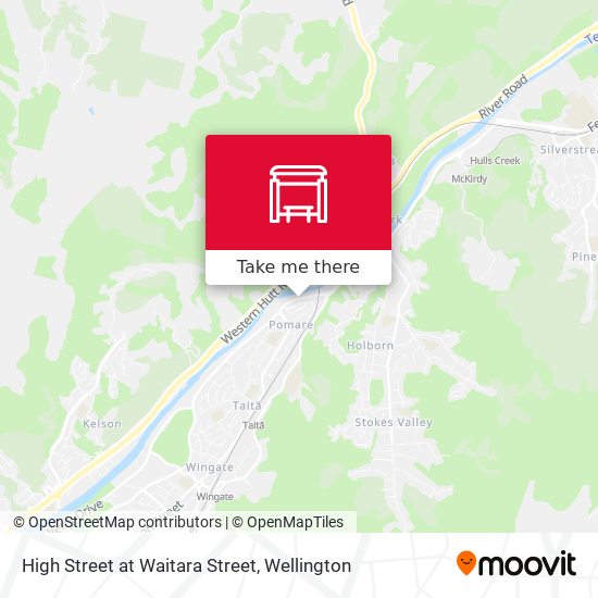 High Street at Waitara Street地图