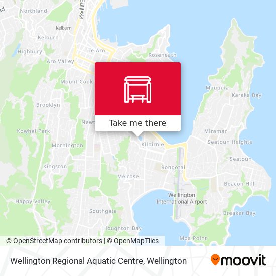 Wellington Regional Aquatic Centre map