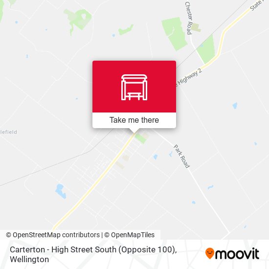 Carterton - High Street South (Opposite 100)地图