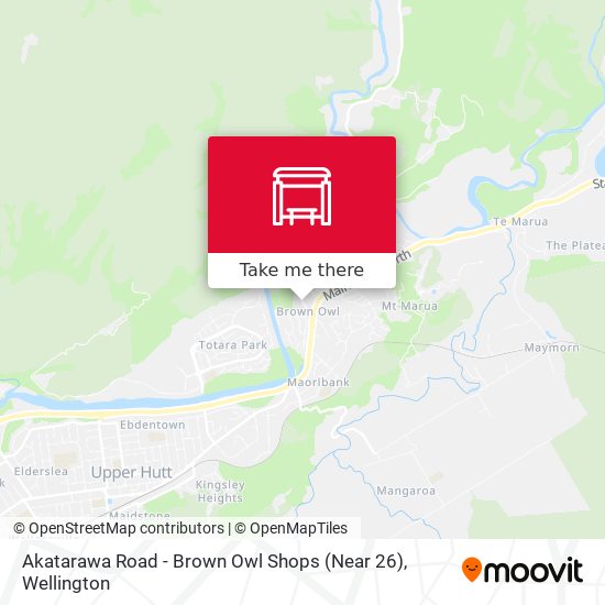 Akatarawa Road - Brown Owl Shops (Near 26) map