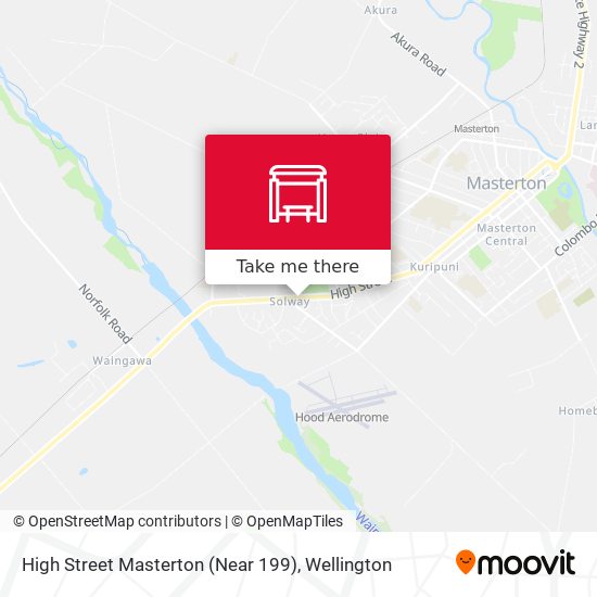 High Street Masterton (Near 199) map