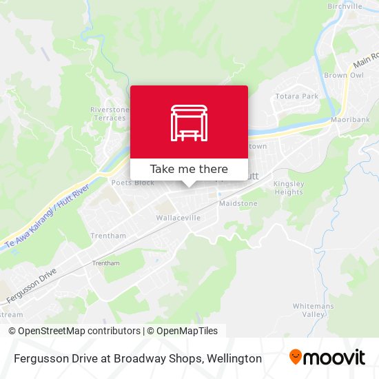 Fergusson Drive at Broadway Shops map