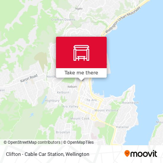 Clifton - Cable Car Station map