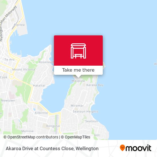 Akaroa Drive at Countess Close map