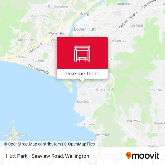 Hutt Park - Seaview Road map