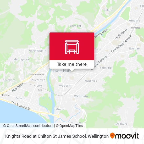Knights Road at Chilton St James School map
